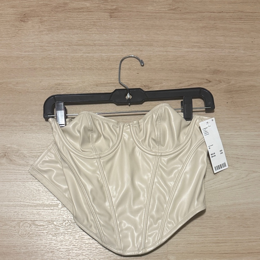 Brand new corset nude top